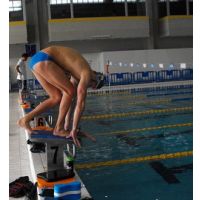 La promessa del nuoto italiano, Lucio Spadaro, al Centro Sportivo Meridionale per preparare le qualificazioni alle olimpiadi